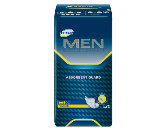 TENA MEN Moderate Protective Guards - Level 2 - On The Mend Medical  Supplies & Equipment