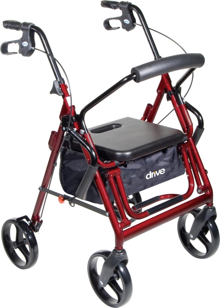 Duet Rollator/TransportChair,B - On The Mend Medical Supplies & Equipment 