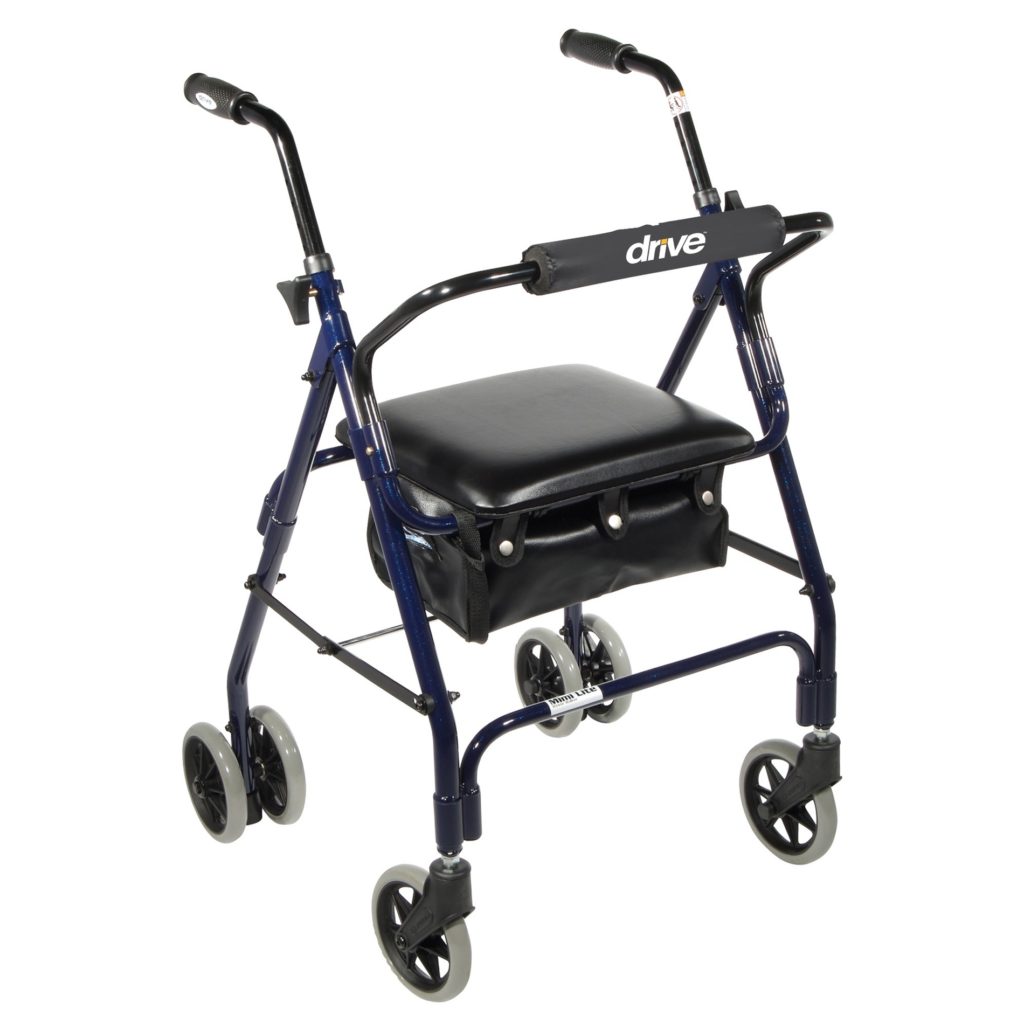 Mimi Lite Push Brake Rollator Walker - On The Mend Medical Supplies & Equipment 