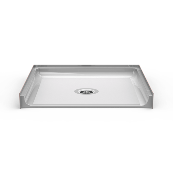 Barrier Free 38″ x 38″ Shower Pan | Beveled Threshold - On The Mend Medical Supplies & Equipment