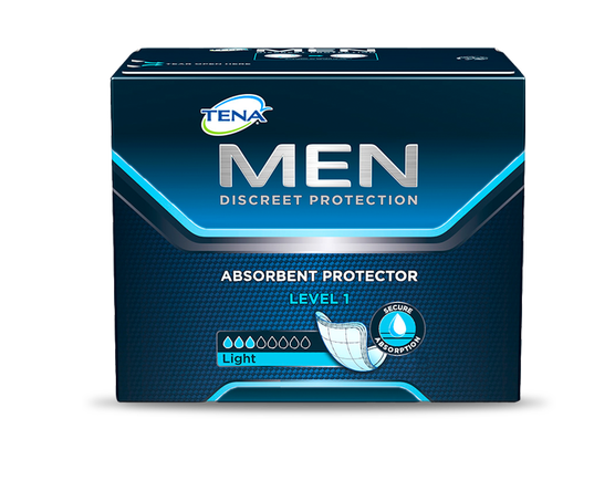 Tena Men Incontinence Protective Guards, Moderate/Level 2