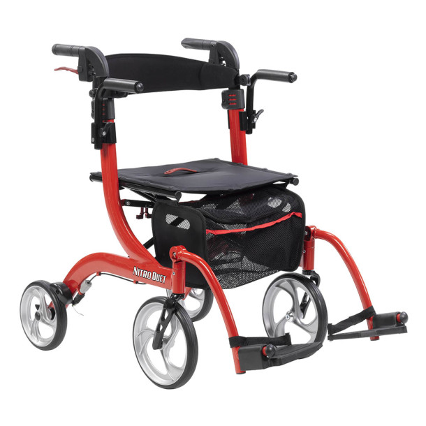 Nitro® Duet Rollator and Transport Chair at On The Mend Medical Supplies and Equipment